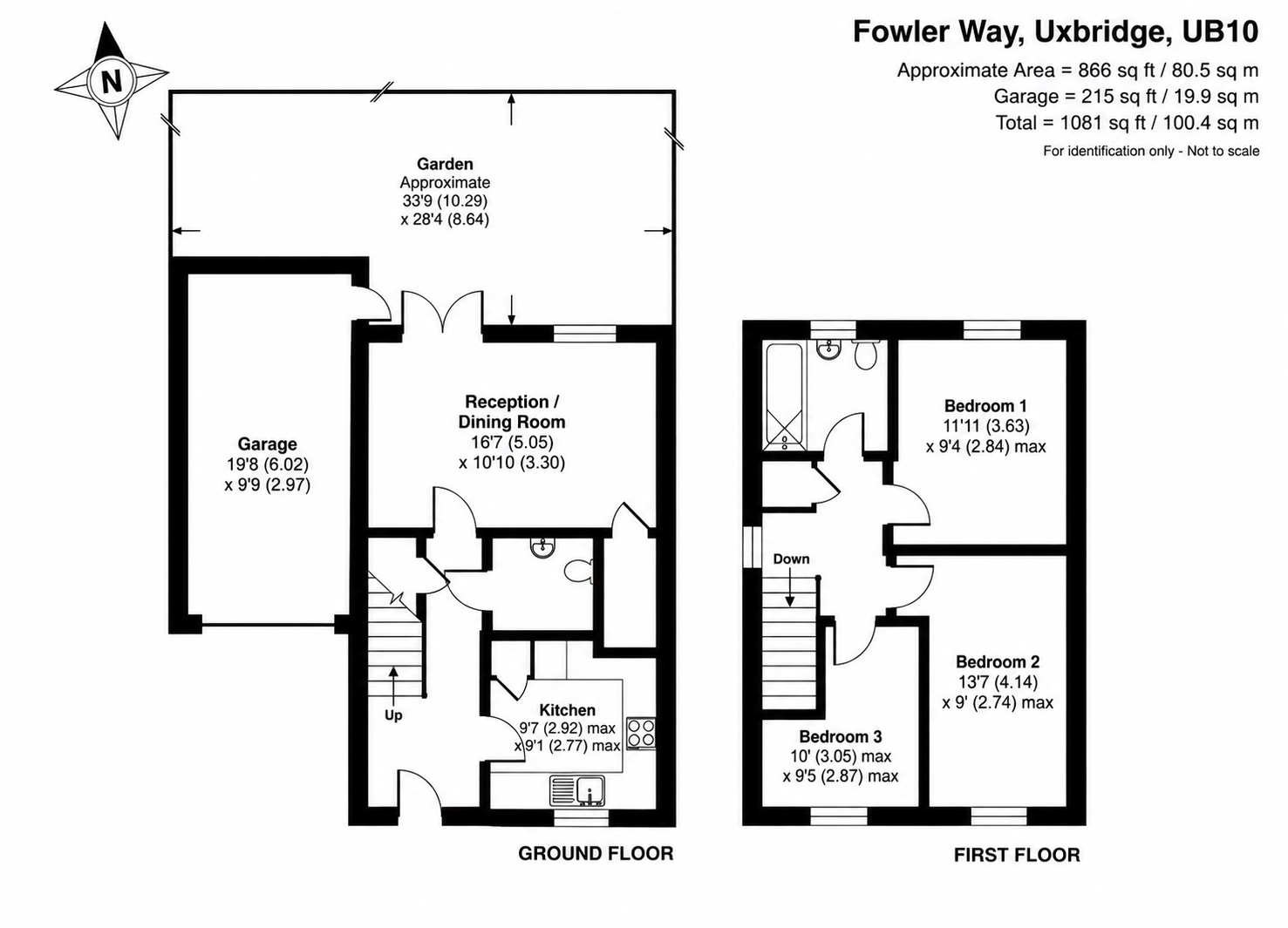 12, Fowler Way, Greater London floorplan