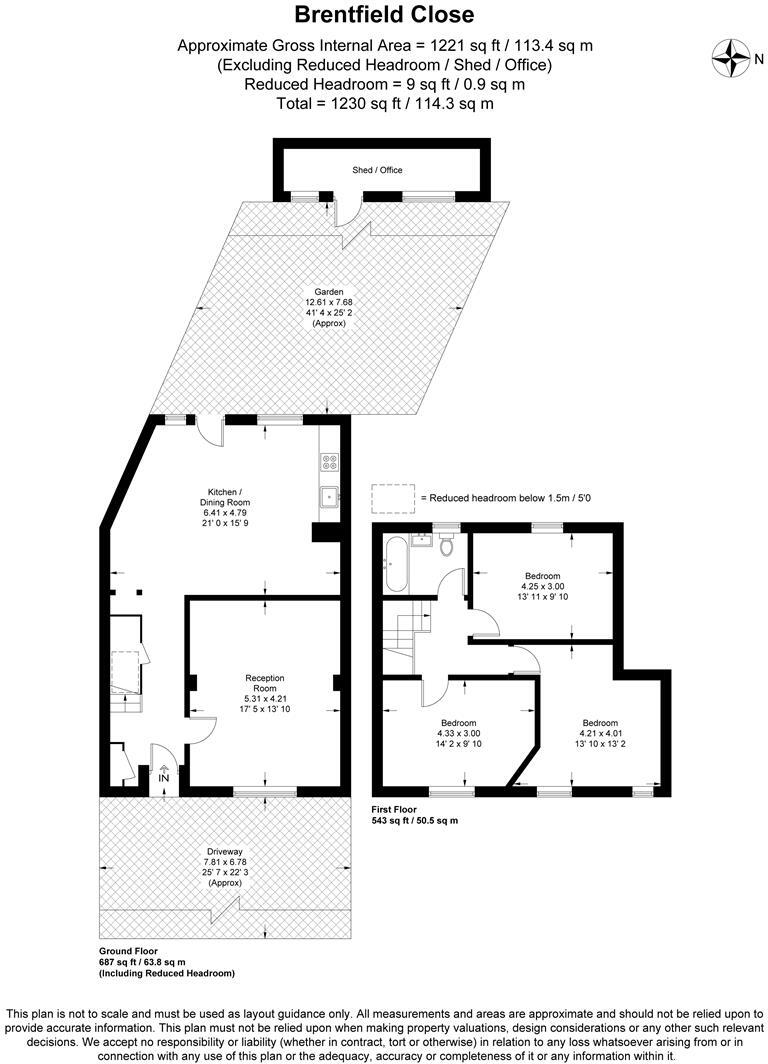 2, Brentfield Close, Neasden floorplan