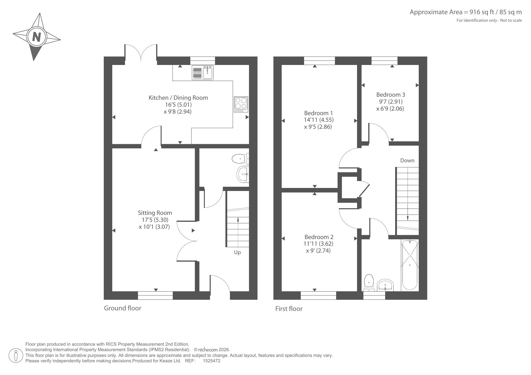 Avocet Rise, Sprowston floorplan