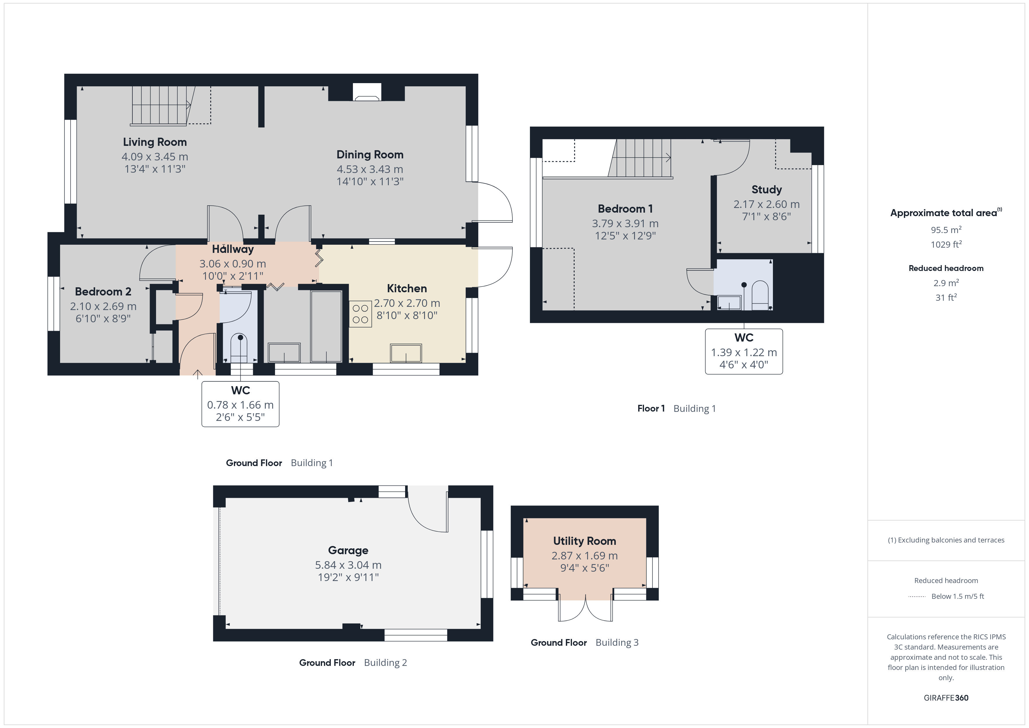 58, The Gardens, Feltham floorplan