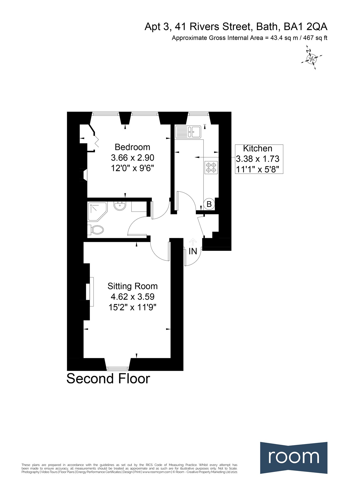 Rivers Street, Bath BA1, 1 bedroom flat for sale 62655665 PrimeLocation