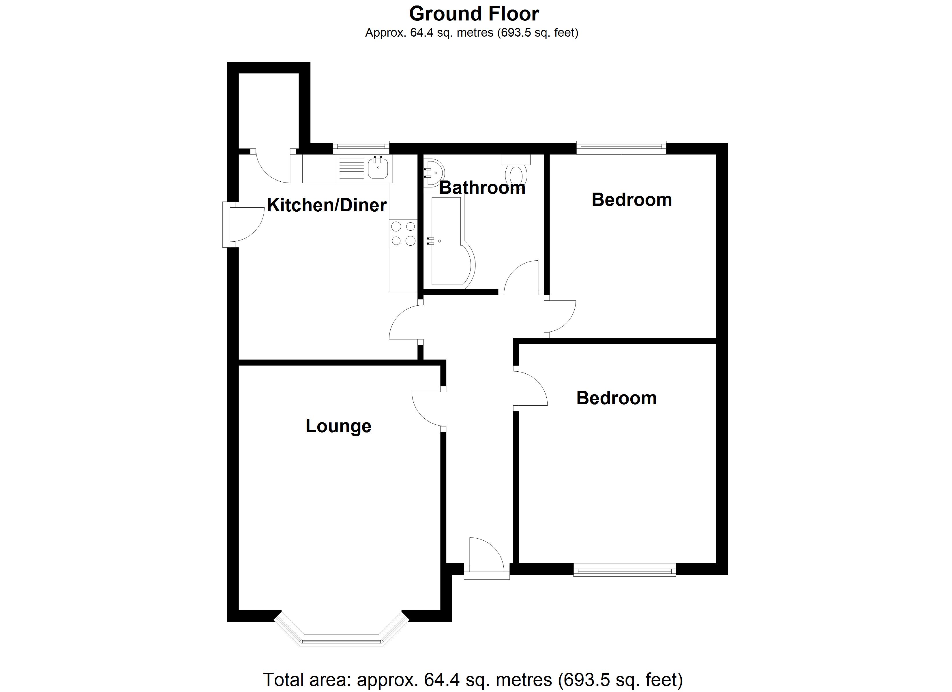 Delamere Road, Hall Green, Birmingham B28, 2 bedroom detached bungalow for sale 58038334