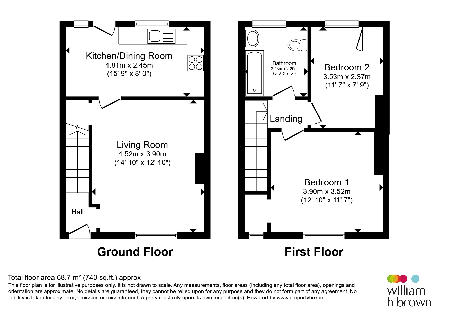 22, Asquith Road, Doncaster floorplan