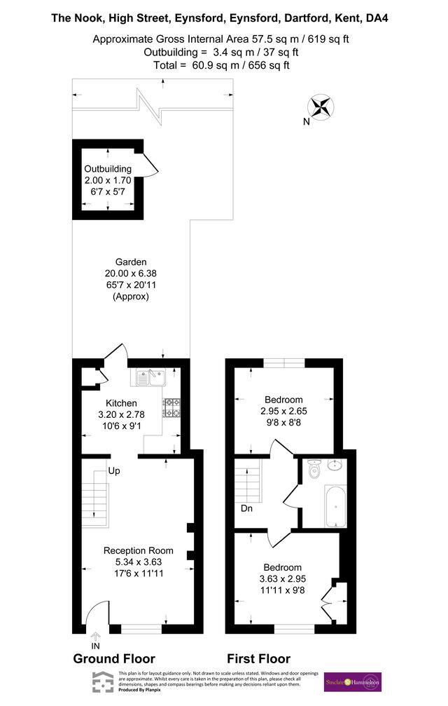 The Nook, High Street, Dartford floorplan