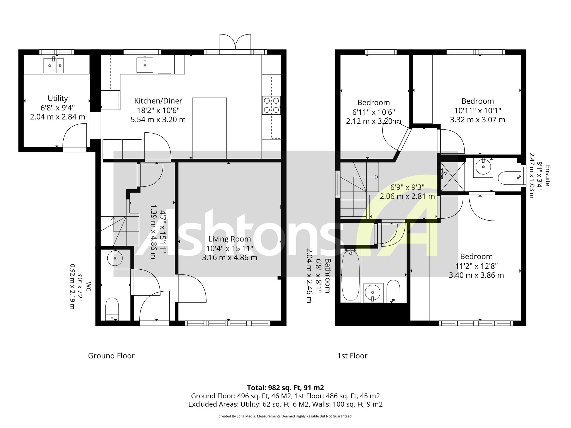 59 Upton Grange, Widnes floorplan