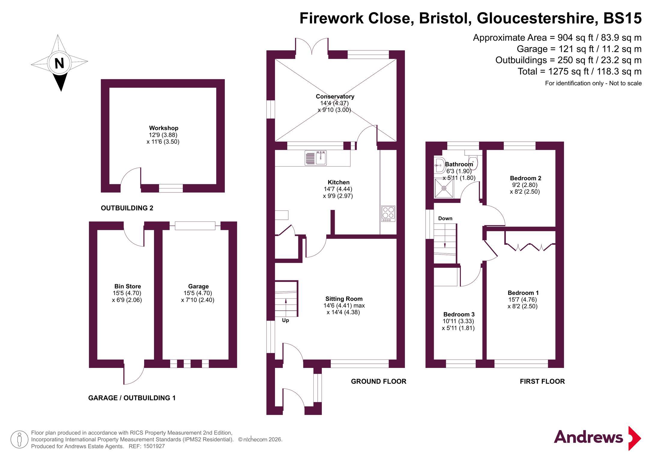 16, Firework Close, Gloucestershire floorplan