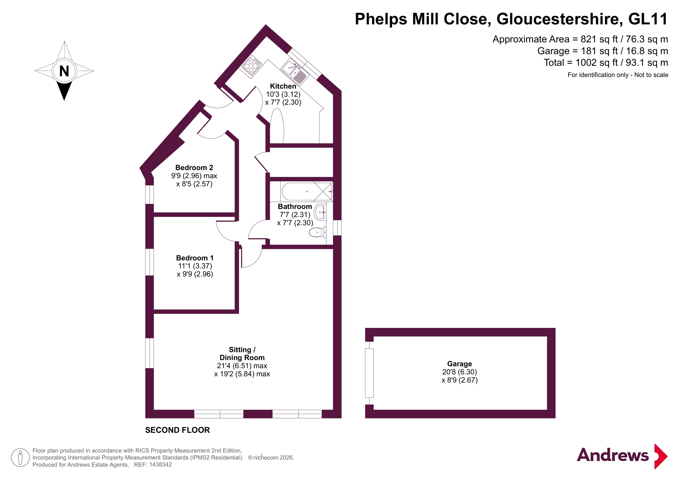9, Phelps Mill Close, Gloucestershire floorplan