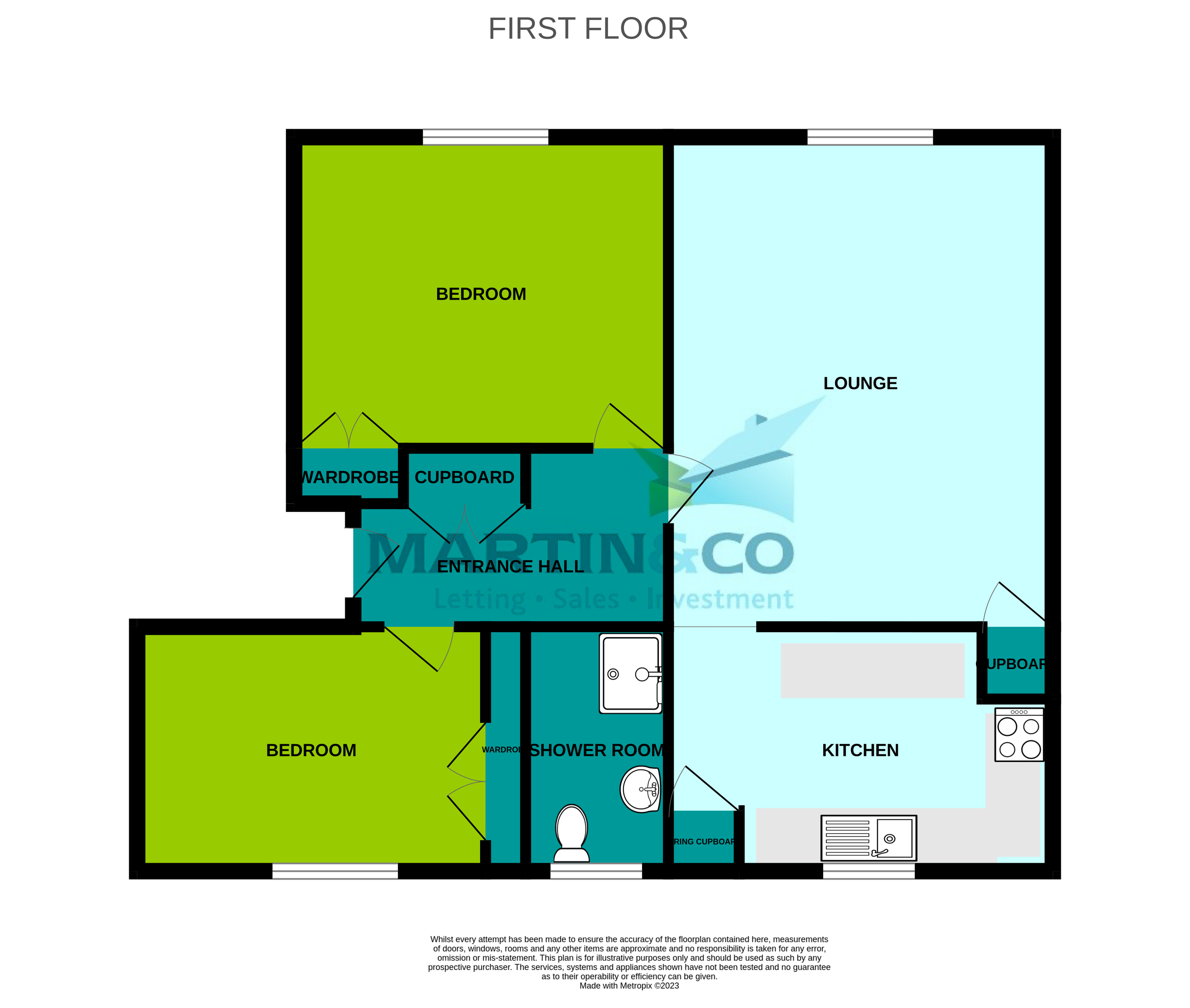 Links Court, Colbert Rd, Thorpe Bay, Essex SS1, 2 bedroom flat for sale