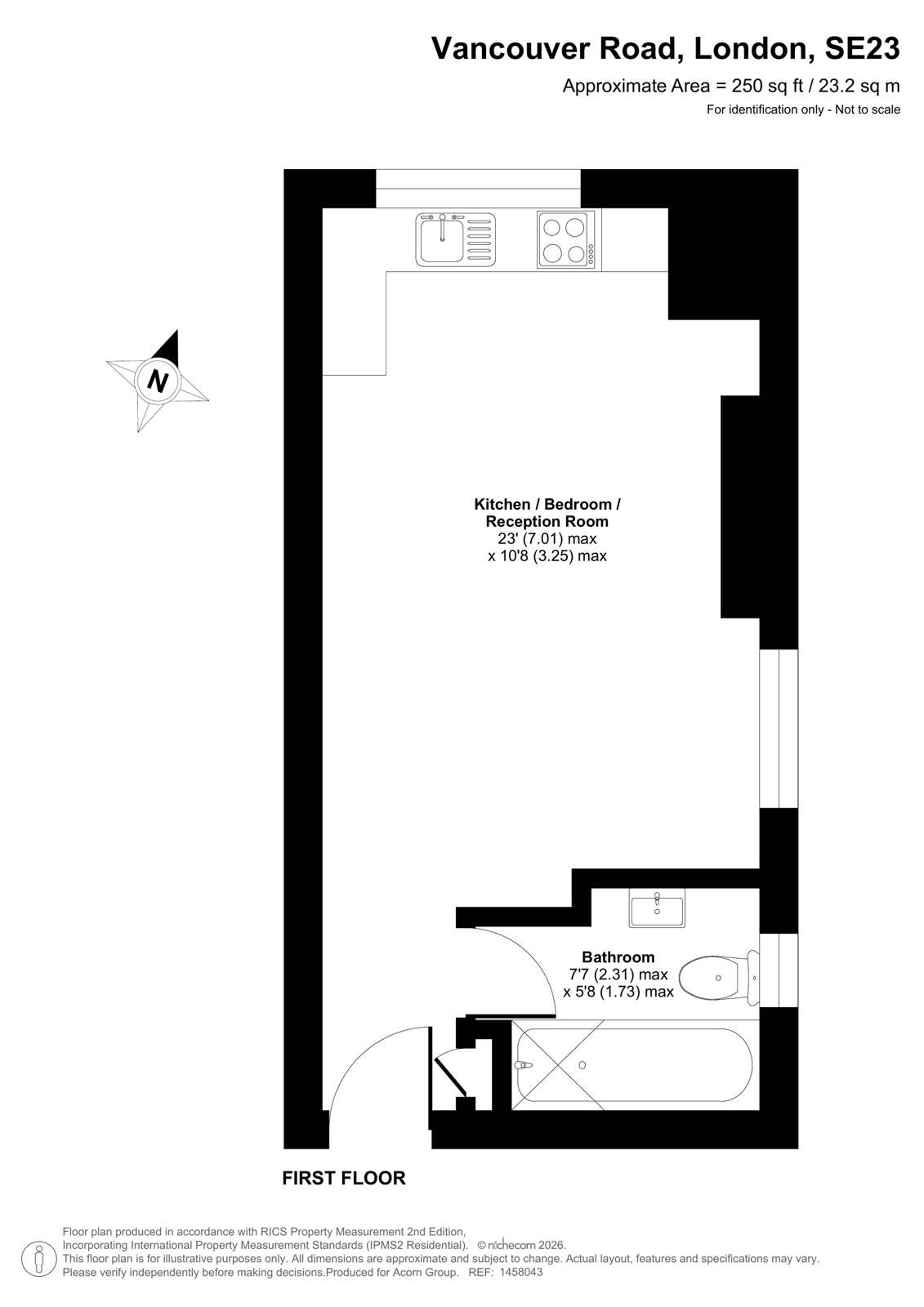 58a,, Vancouver Road, London floorplan