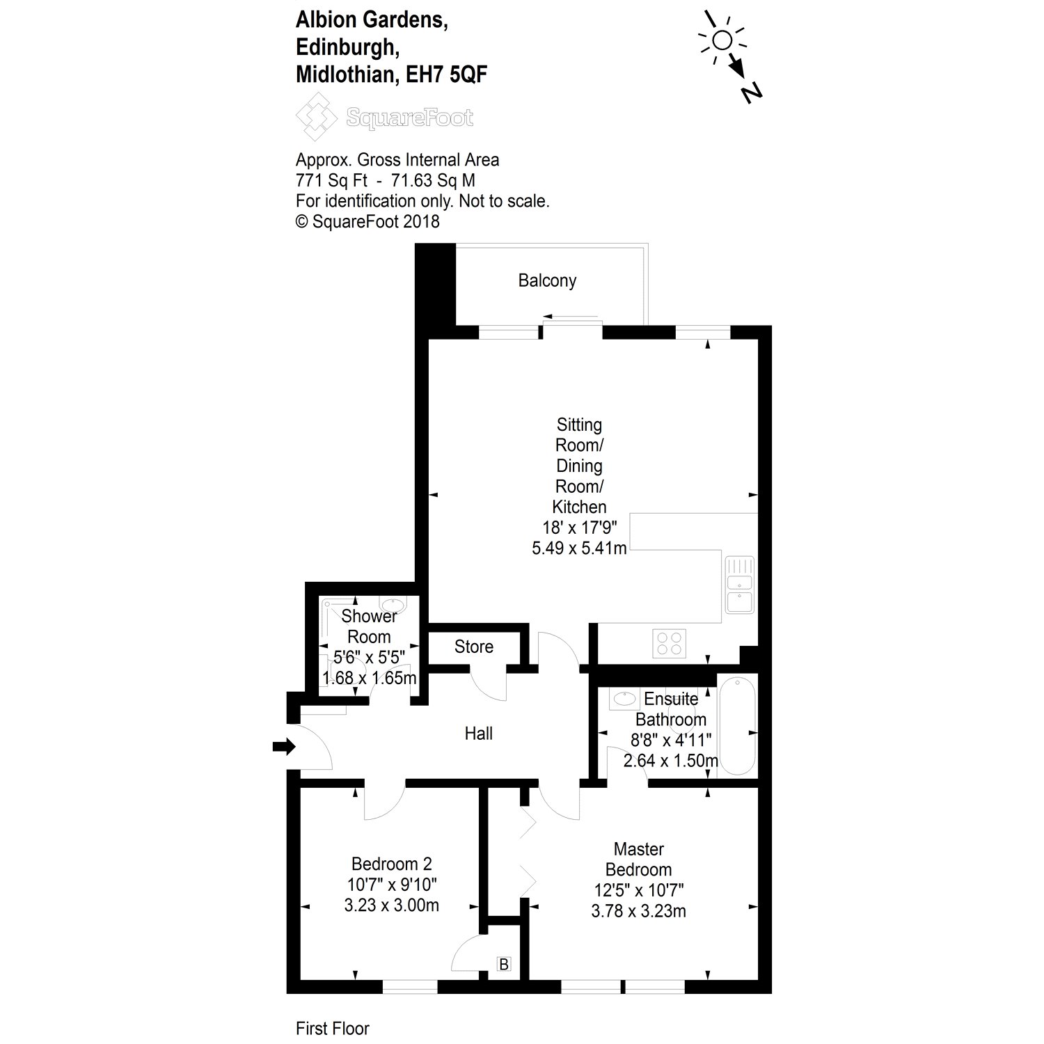 2 Bedrooms Flat for sale in Albion Gardens, Edinburgh, Midlothian EH7