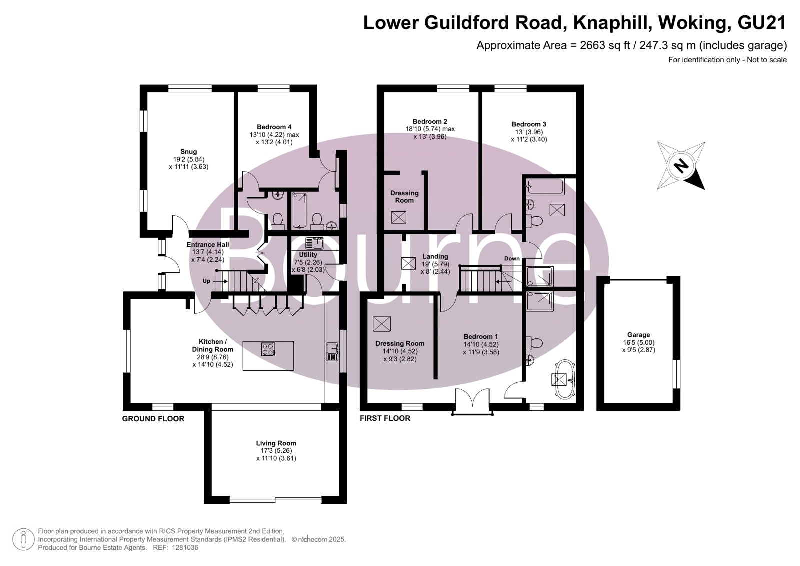 56, Lower Guildford Road, Woking floorplan