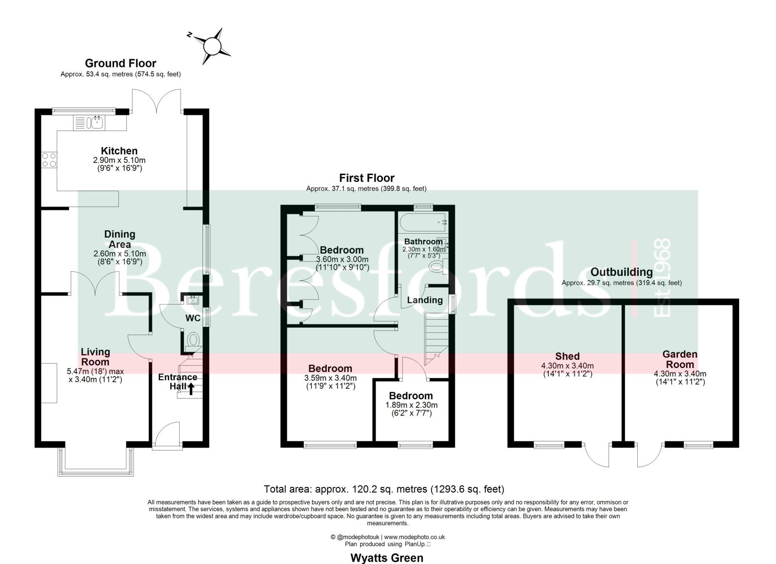Wisteria House,, Wyatts Green Road, Brentwood floorplan
