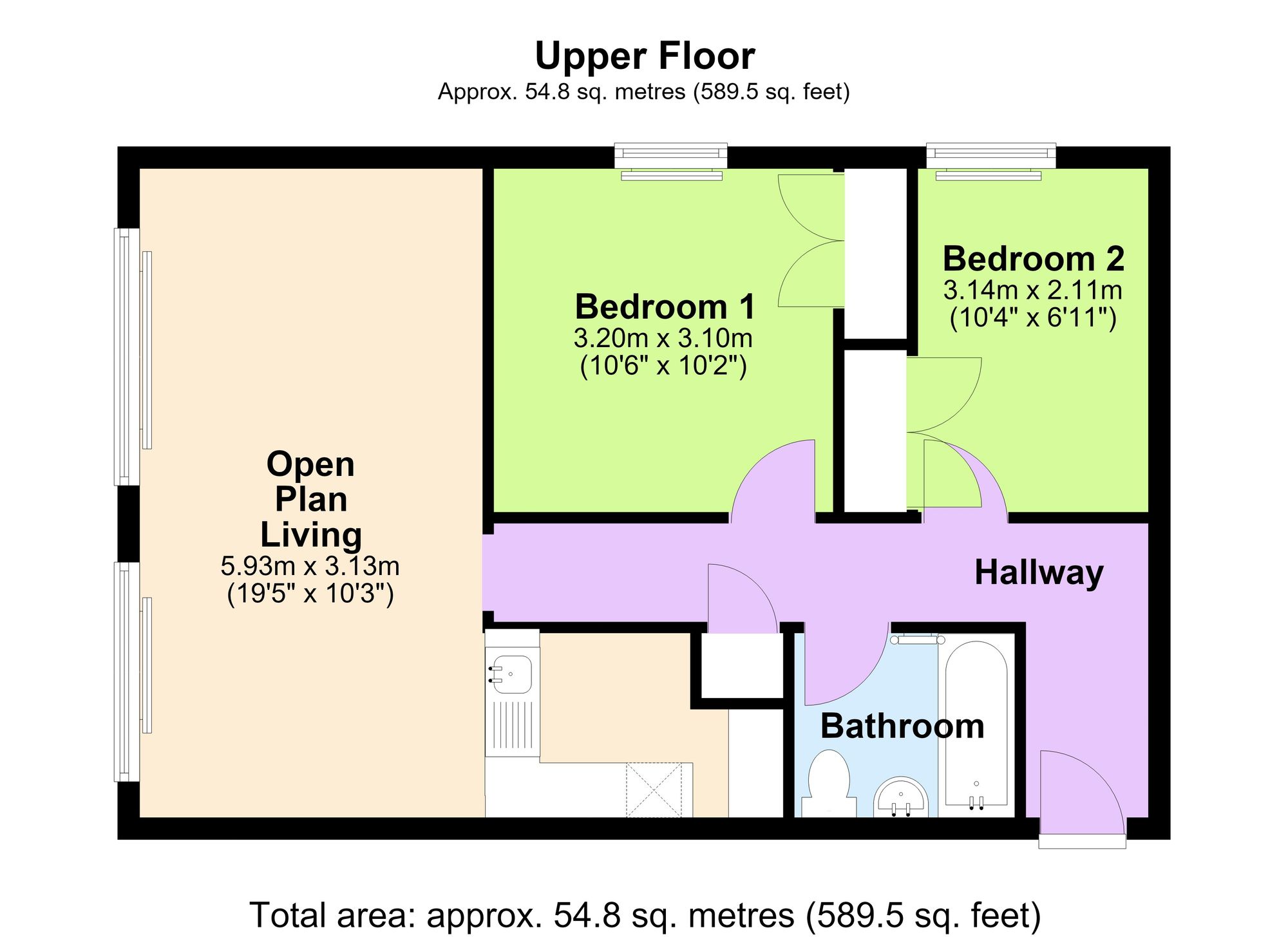 Flat 32, Sorrento Middle Warberry Road, Torquay floorplan