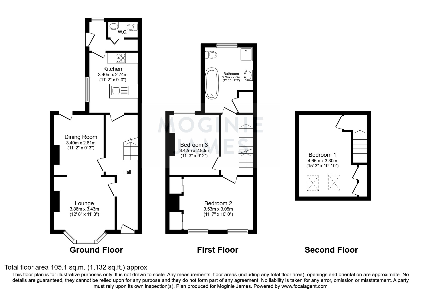 Pembroke Road, Cardiff floorplan