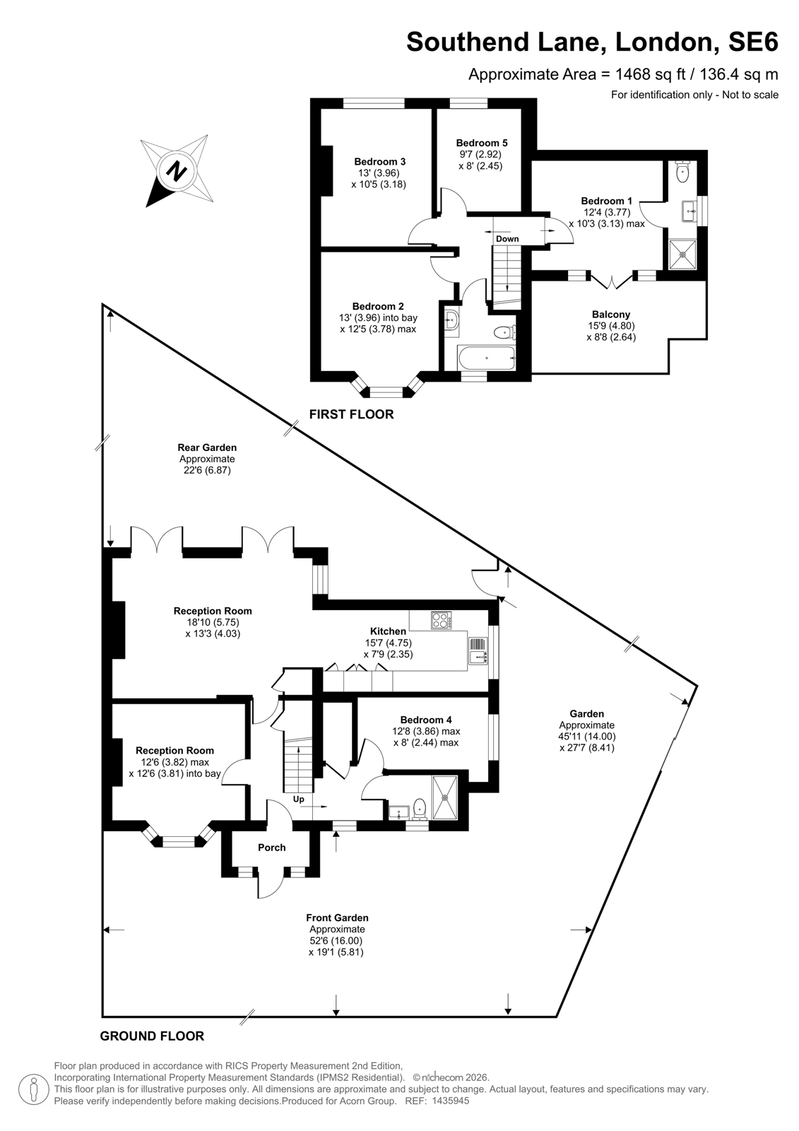 67, Southend Lane, London floorplan