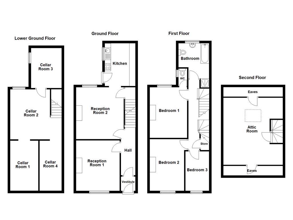 1 Rosefield, Market Street, Rochdale floorplan