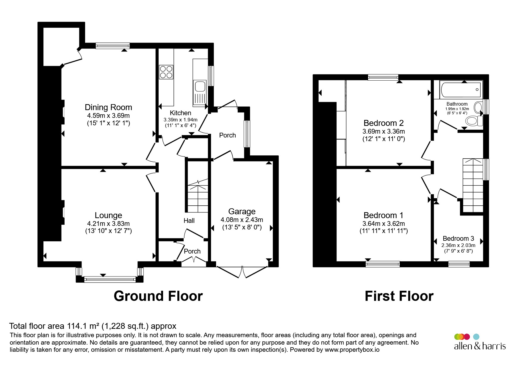 6, Braidfauld Place, Glasgow floorplan
