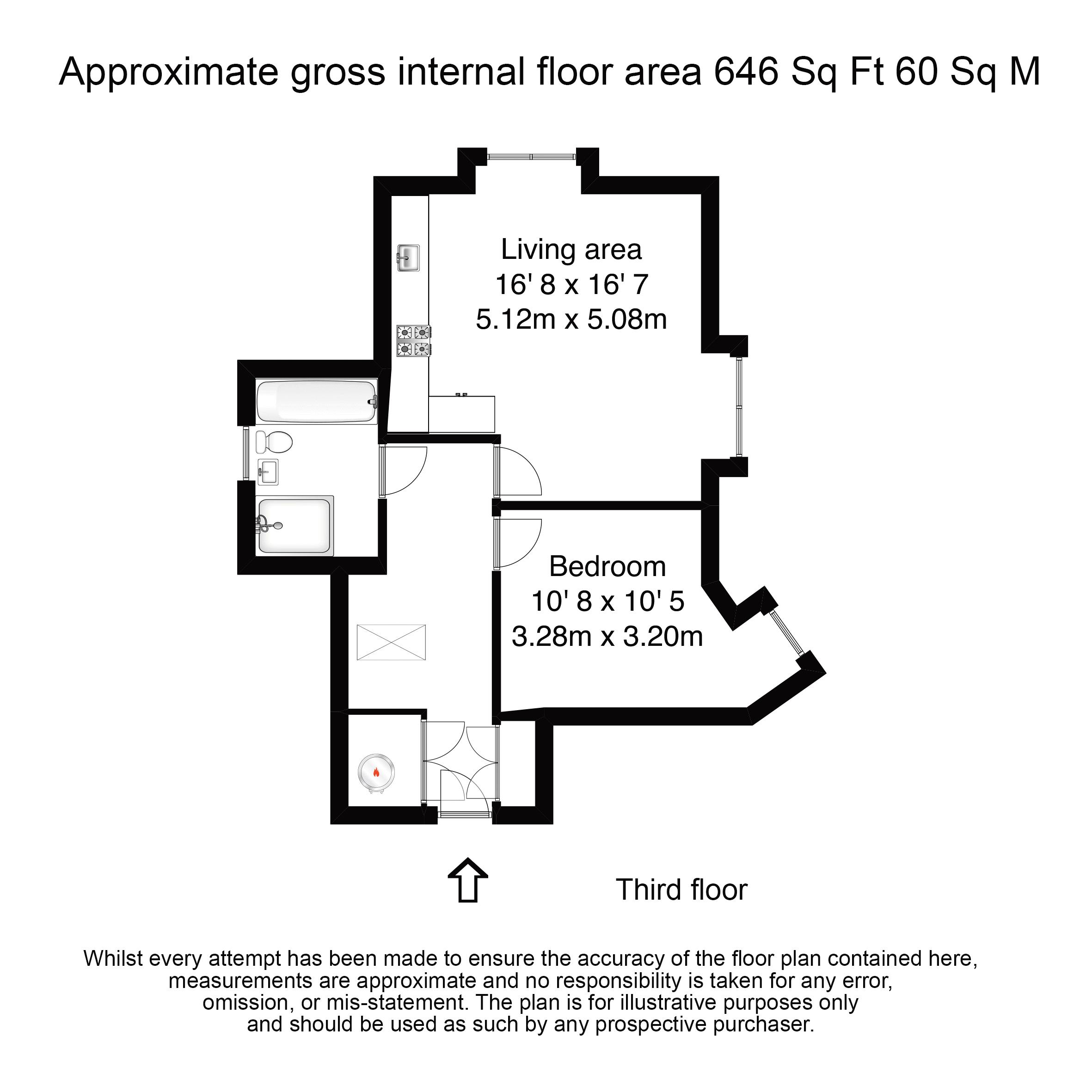 1 Bedrooms Flat to rent in Rouse Close, Weybridge KT13