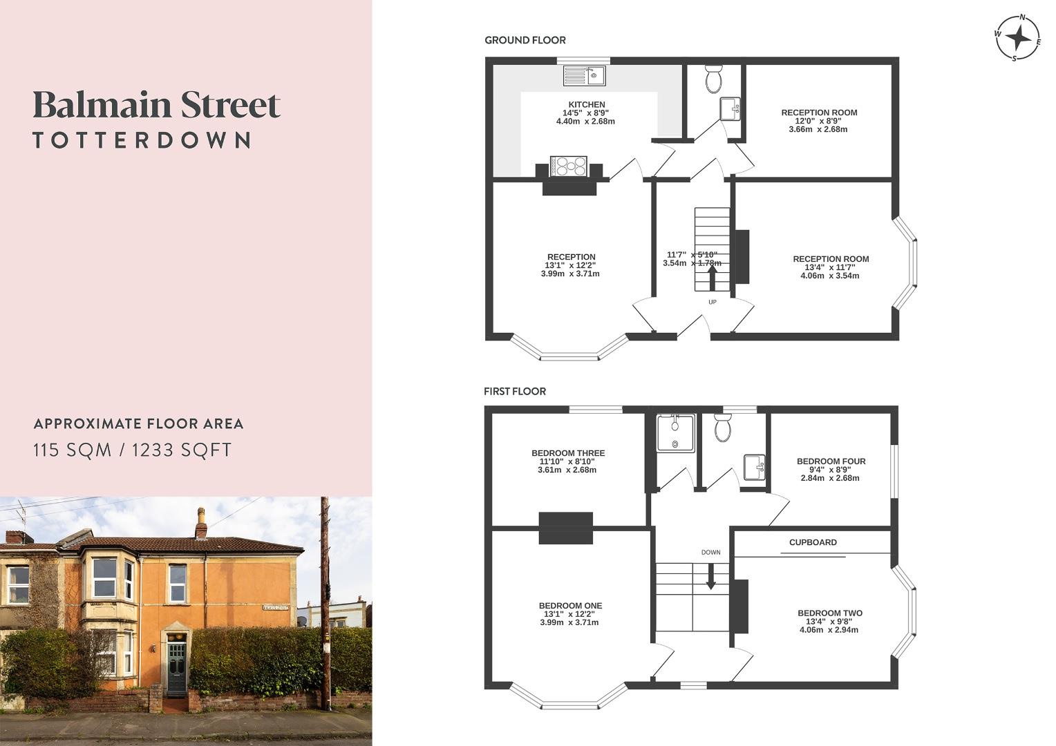 2, Balmain Street, Bristol floorplan