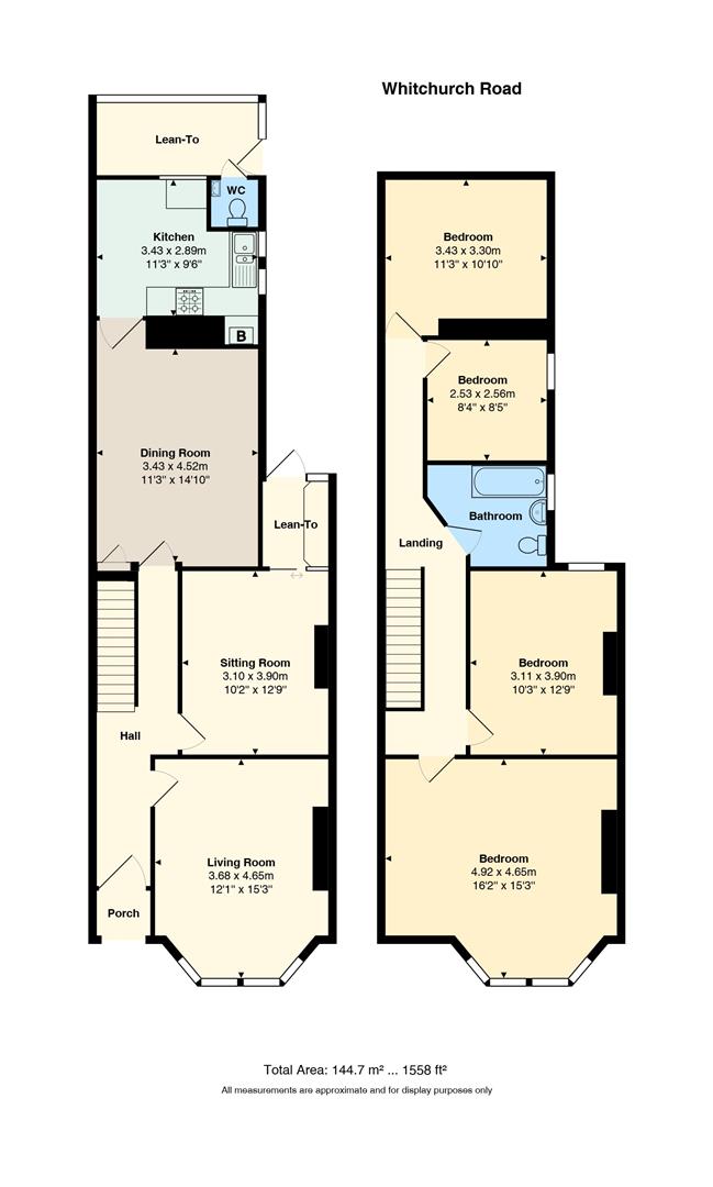 127, Whitchurch Road, Cardiff floorplan