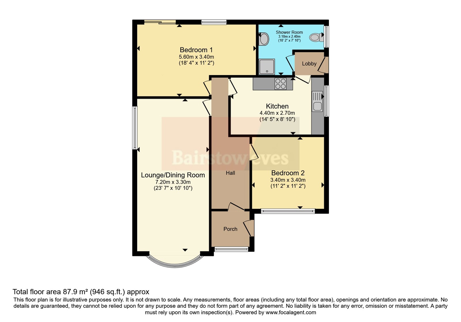 46, Charlecote Drive, Nottingham floorplan