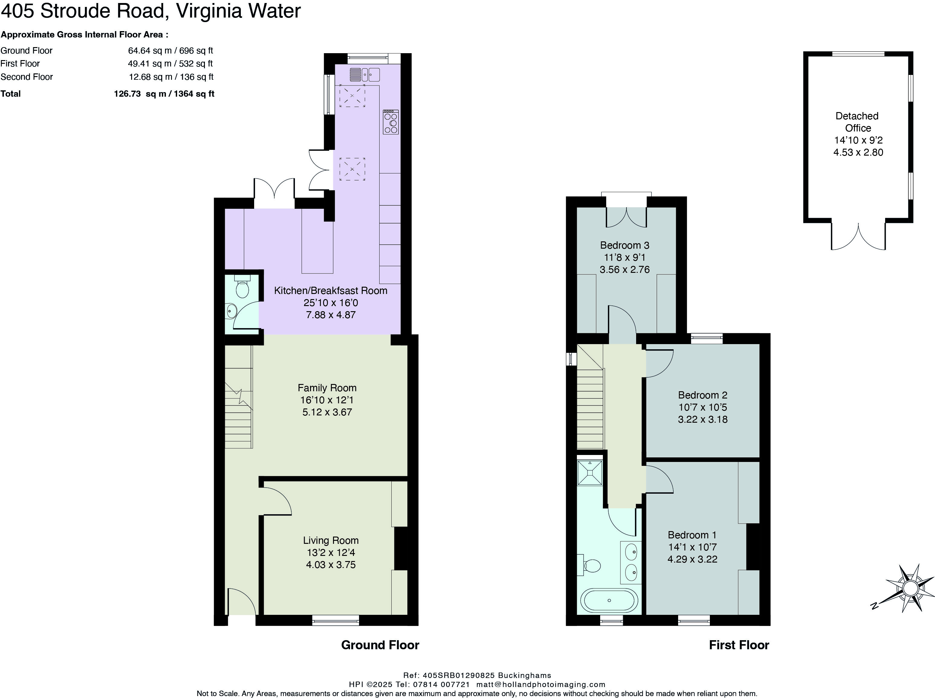 405, Stroude Road, Virginia Water floorplan