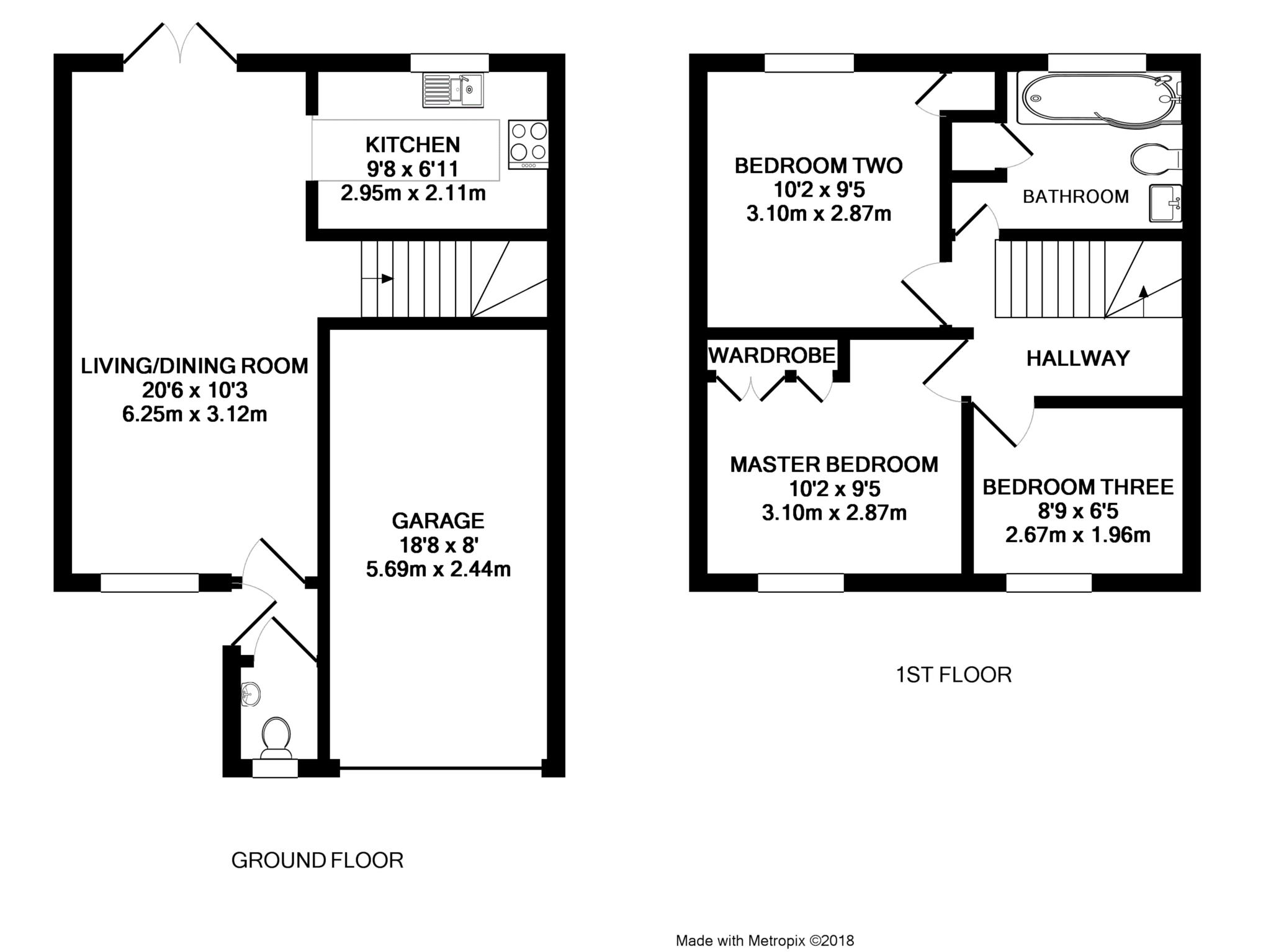 3 Bedrooms Terraced house for sale in Kilmington Close, Bracknell RG12