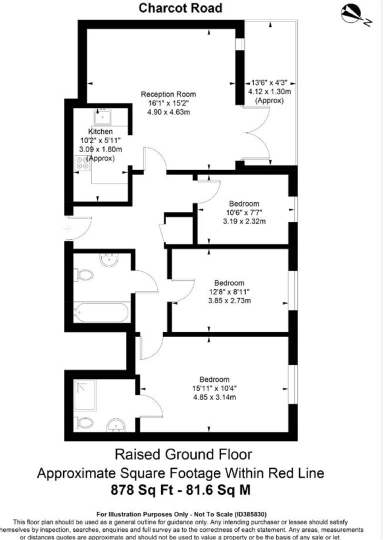 65 Felix Court, Charcot Road, London floorplan