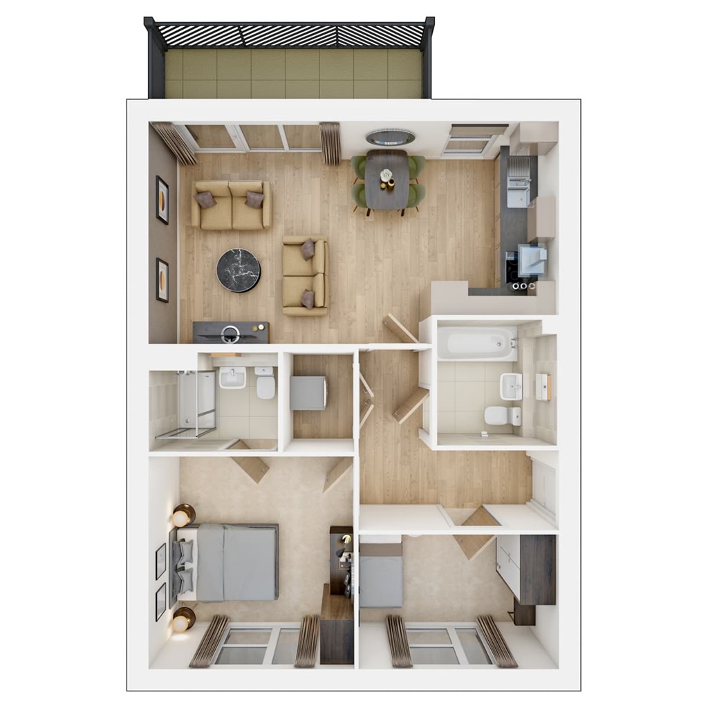 The Chestnut - Plot 47, Little Furze Place, Gosforth Lane, Watford floorplan