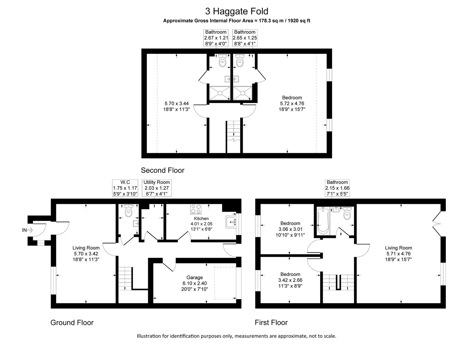 3, Haggate Fold, Burnley floorplan