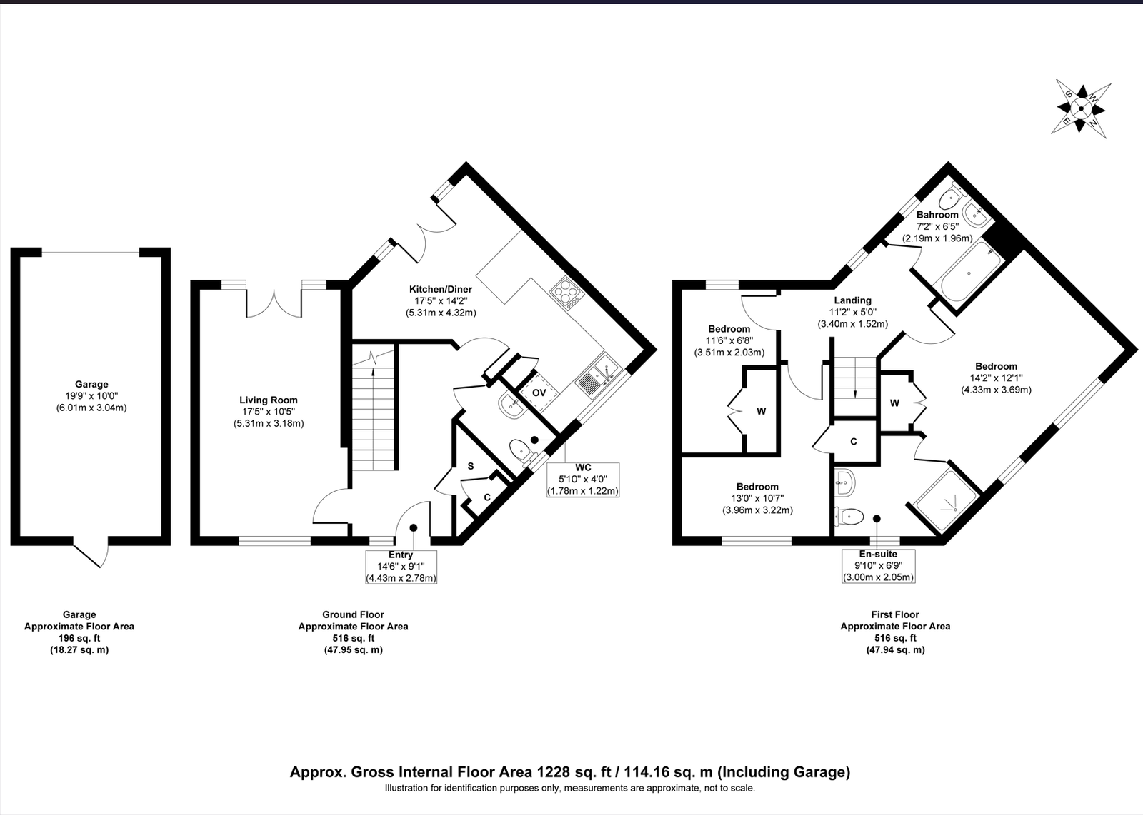 3, Percival Way, Otham floorplan
