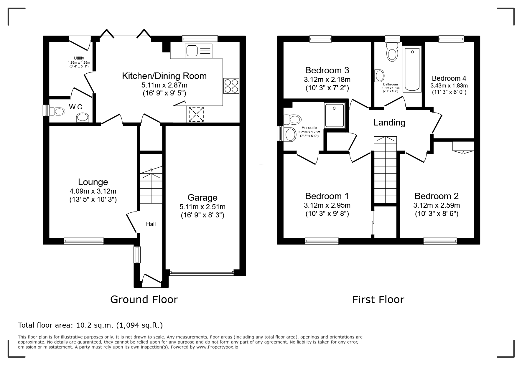 21, Norham Drive, Darlington floorplan