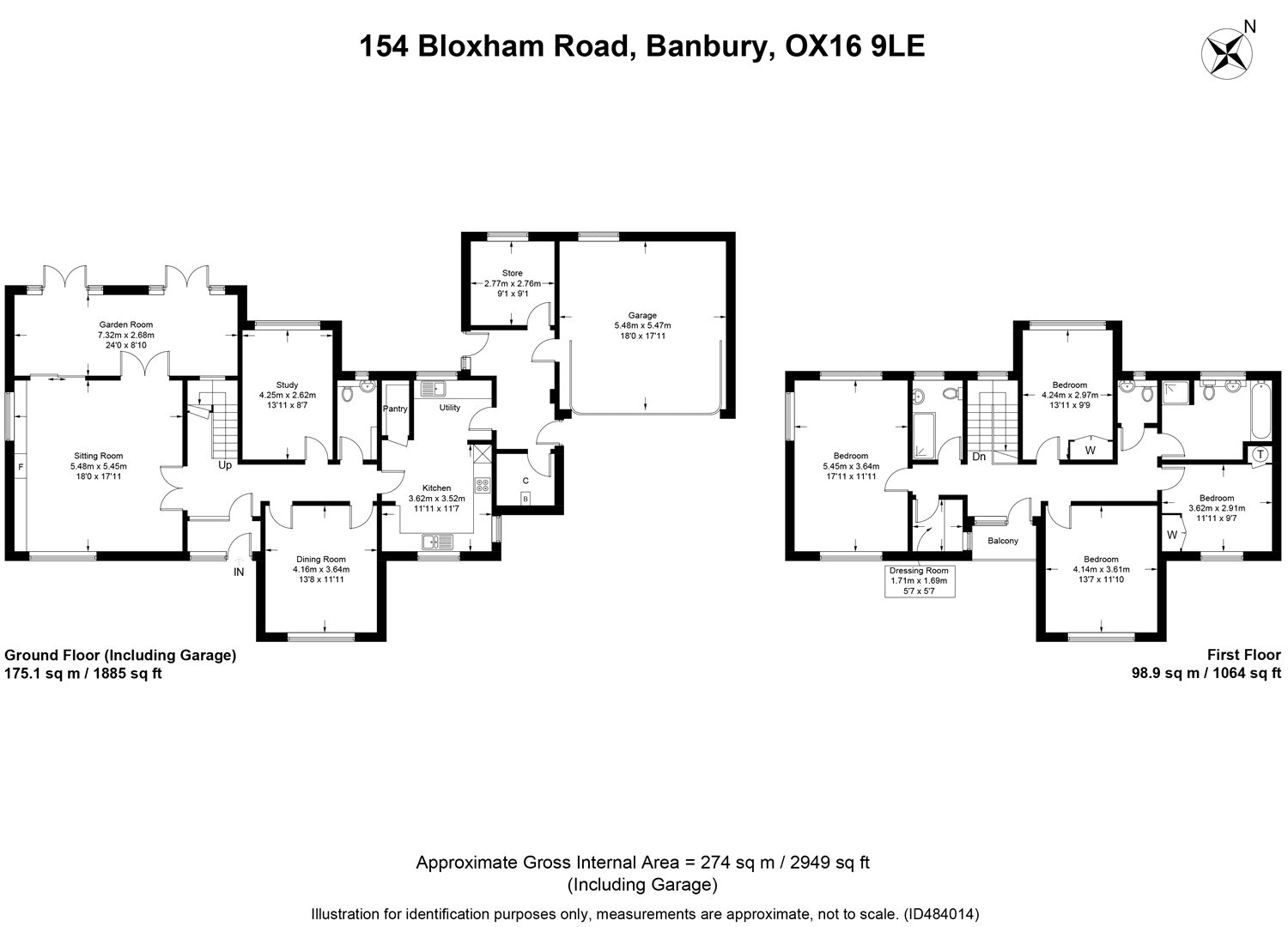 5 Bedrooms Detached house to rent in Bloxham Road, Banbury, Oxfordshire OX16