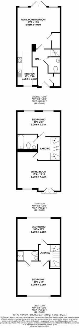 6, Pennyroyal Drive, Middlesex floorplan