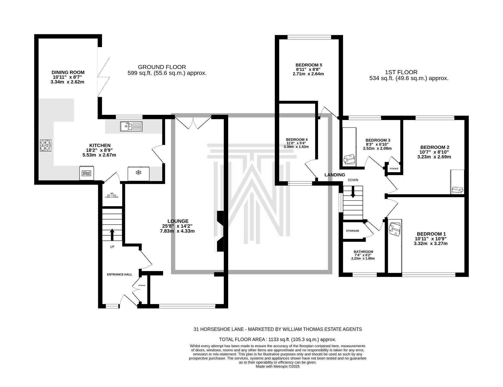 31 Horseshoe Lane, Bolton floorplan