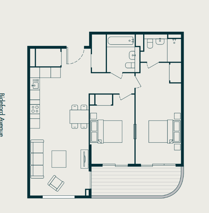 G01, Wiltern Building, Dawlish Avenue East, Perivale floorplan