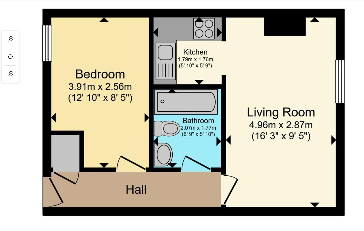 Hayley Court, 26, Chickerell Road, Weymouth floorplan
