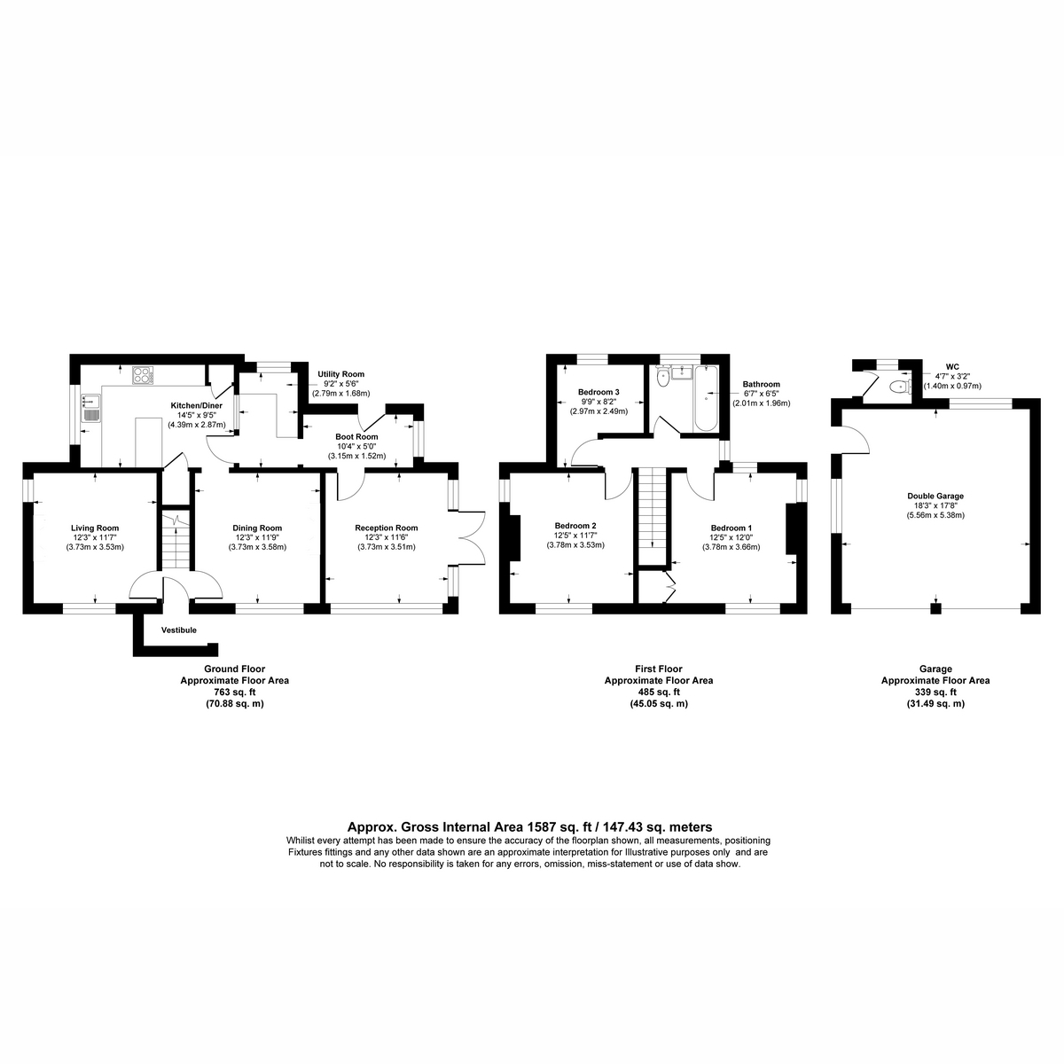 Bradda Cottage, Barrage Road, Staffordshire Moorlands floorplan