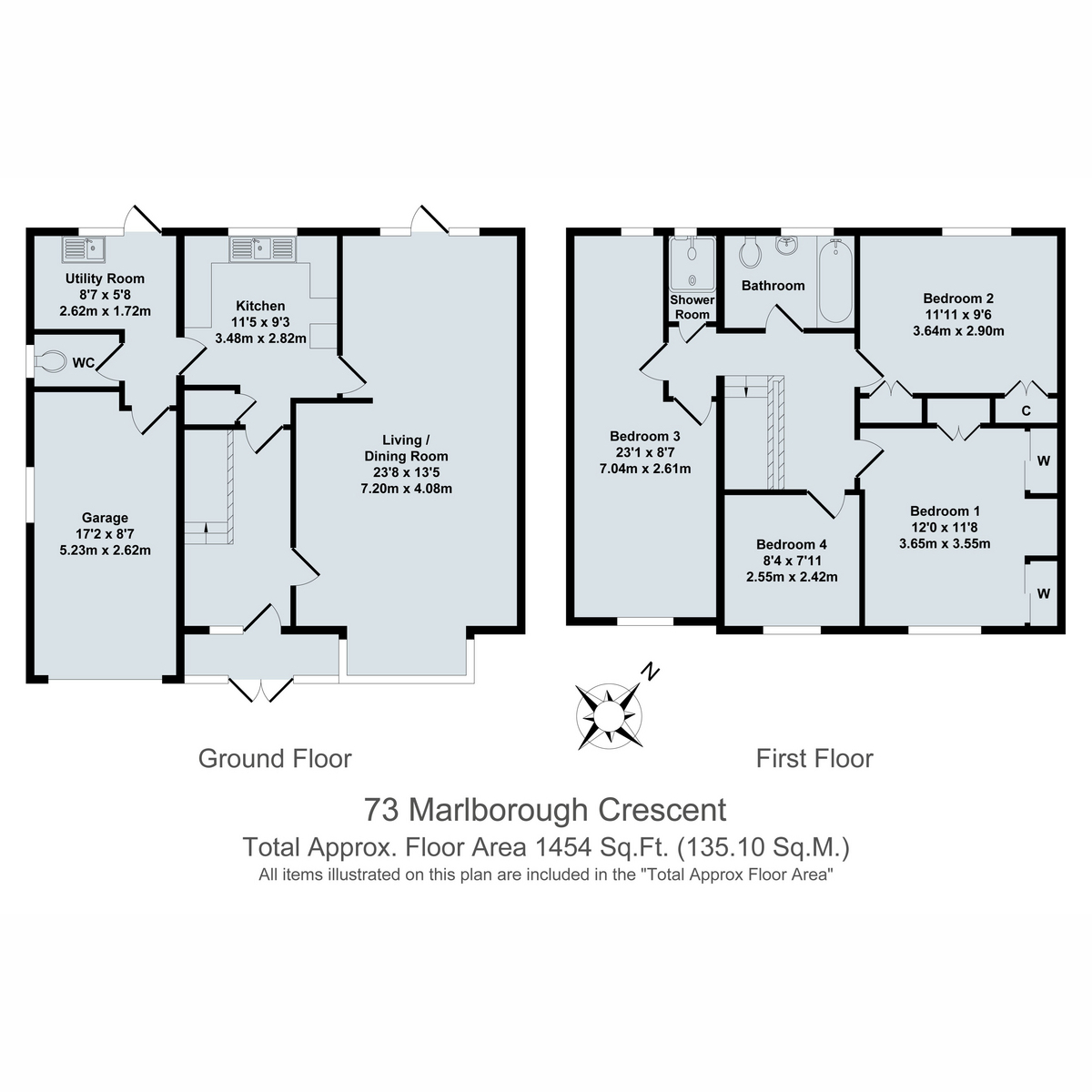 73, Marlborough Crescent, Long Hanborough floorplan