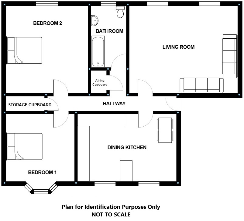 Apartment 2, The Emporium, Talybont floorplan