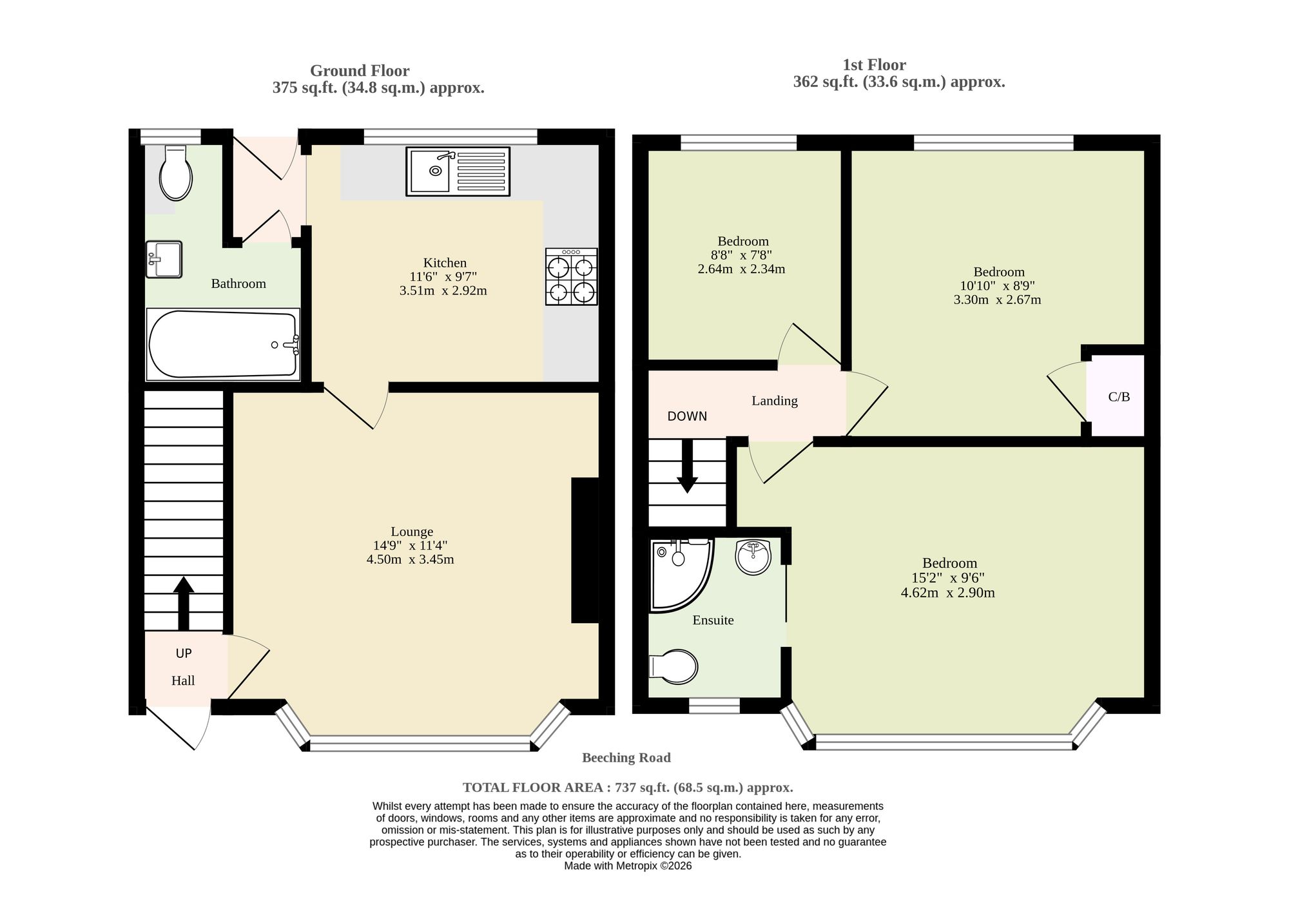 43 Beeching Road, Norwich floorplan