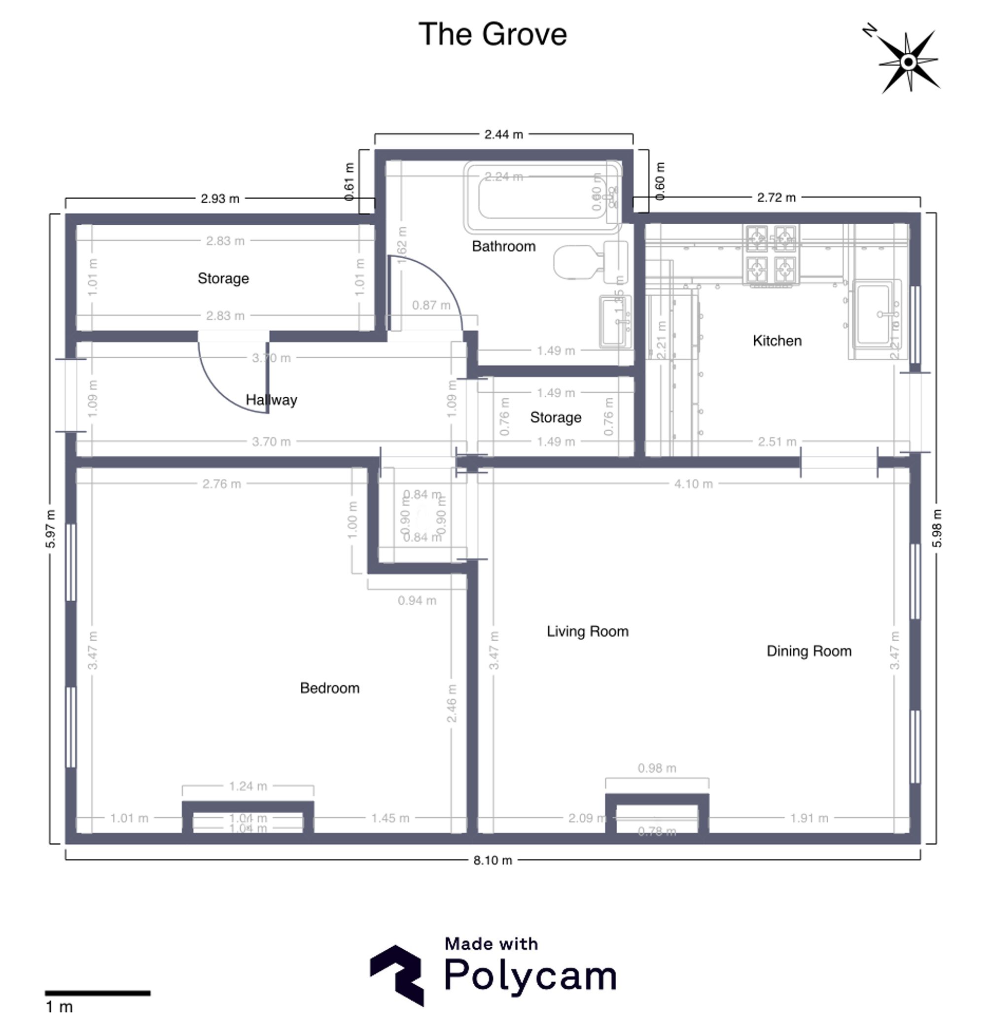 9 The Grove, Caterham floorplan