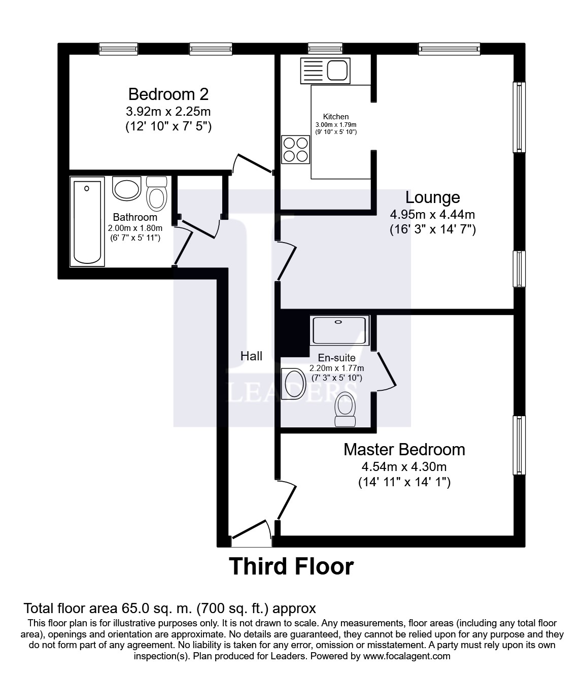2 Bedrooms Flat to rent in Jackwood Way, Tunbridge Wells TN1