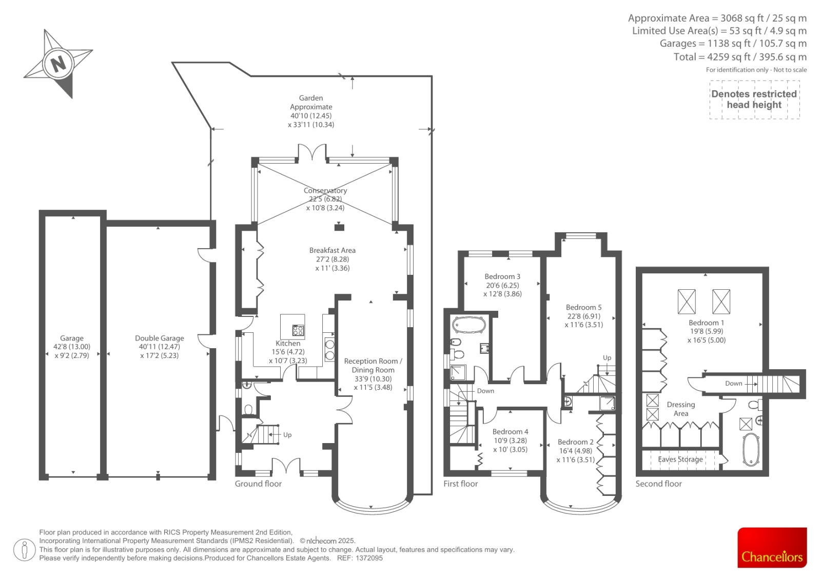 15, Dollis Avenue, London floorplan