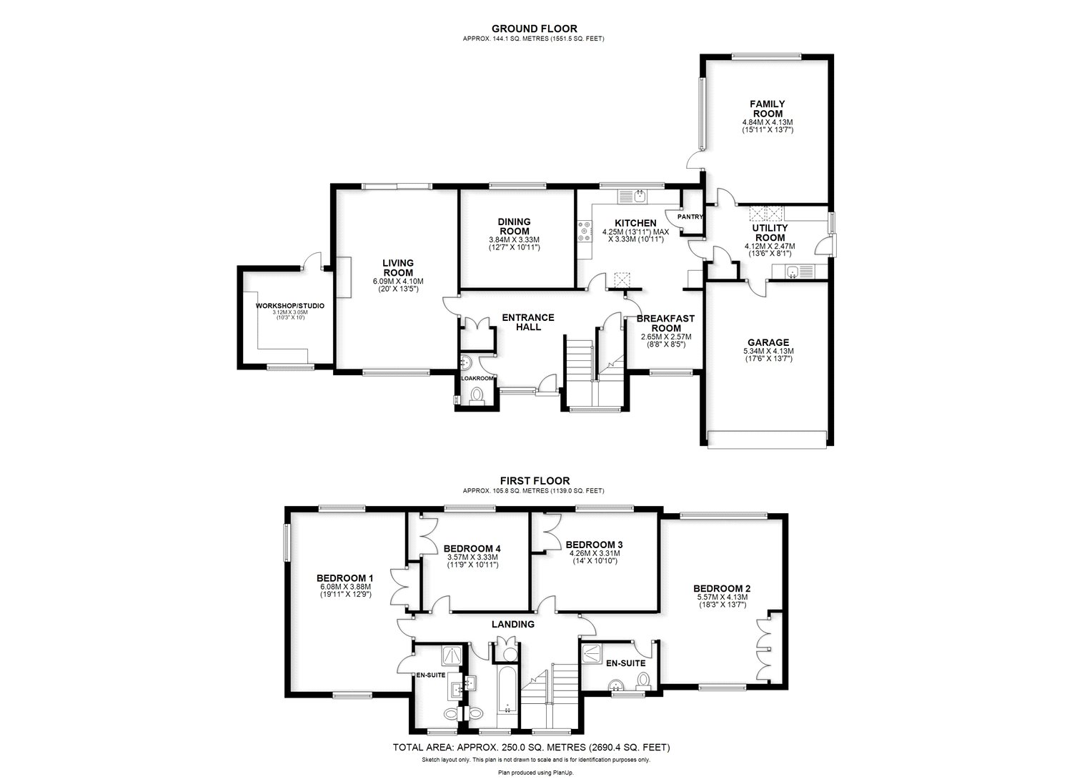 4 Bedrooms Detached house for sale in Wheatfield Avenue, Harpenden, Herts AL5