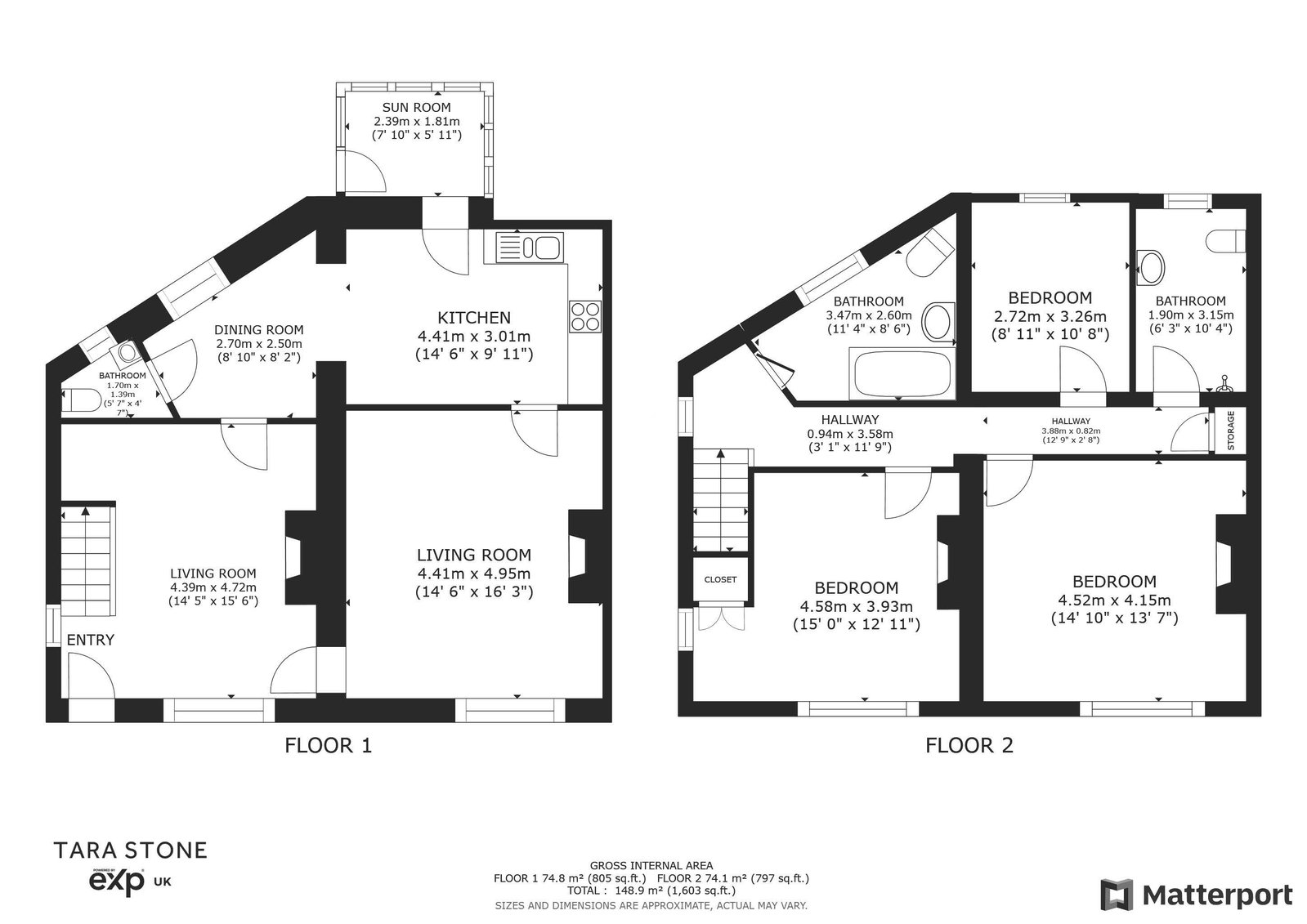 9-11 Lane Head, Soyland HX6 4NG floorplan
