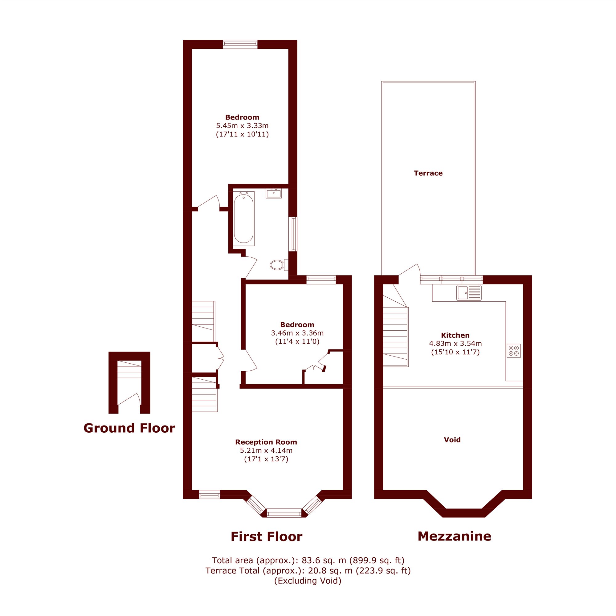 TFF, 21, Fletcher Road, London floorplan