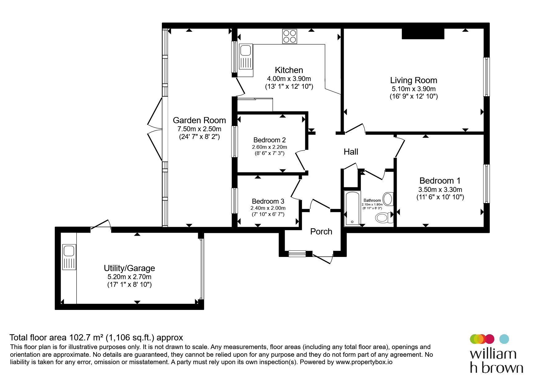 6, Chapelfield Close, GREAT YARMOUTH floorplan
