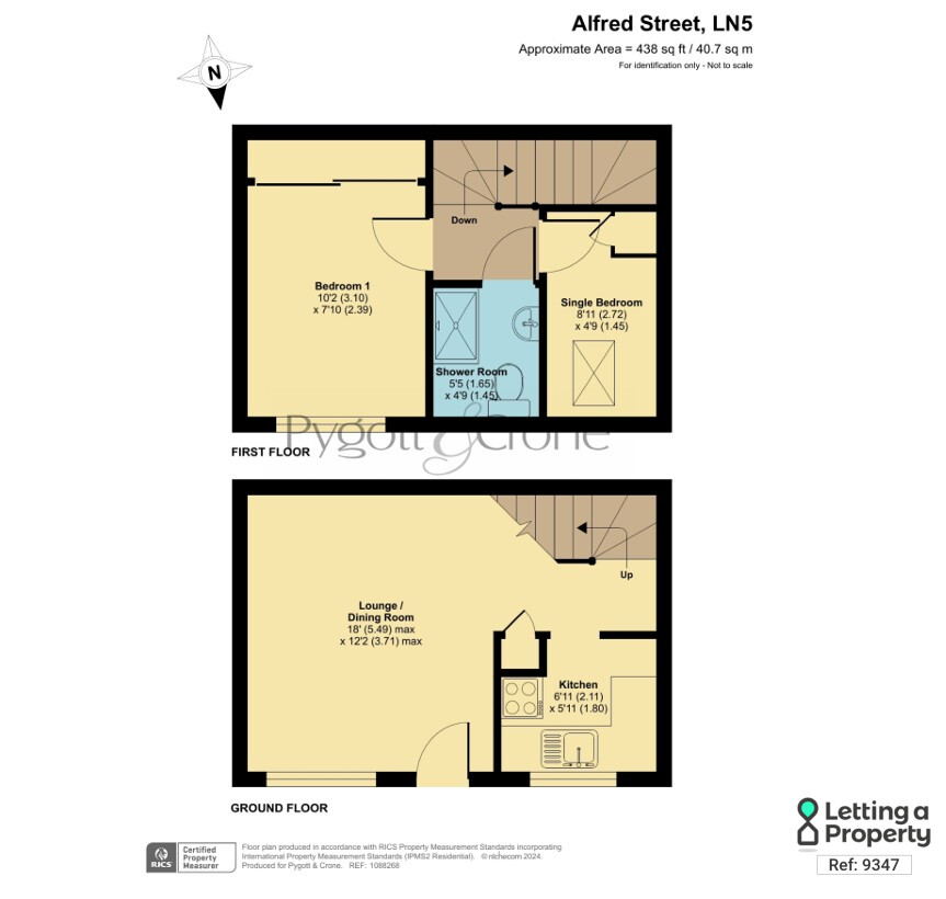 3 Lindsey Court, Alfred Street, Lincoln floorplan