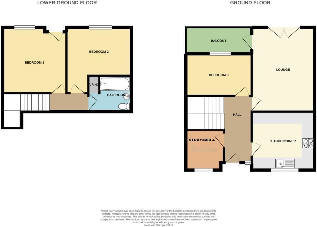 Upper Longlands, Dawlish floorplan